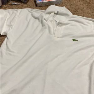 Minor pulling vintage Lacoste polo